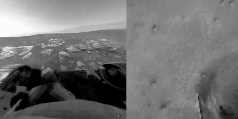 11.5 years-long Mars Roving Opportunity 42.2 km marathon in 8 minutes (video)