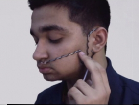 16 year old From India has developed a device that makes the breathing language (Video)