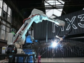 Robots will print the metal bridge over the canal (Video)