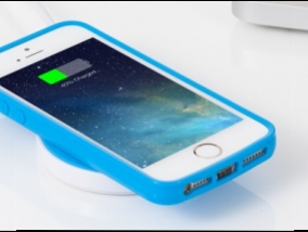 Wireless charger recharges the iPhone in your pocket
