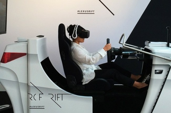 car in a virtual reality