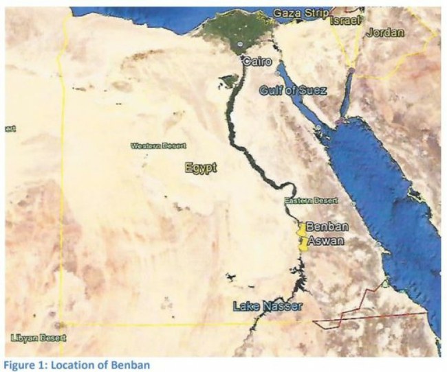Location of Benban