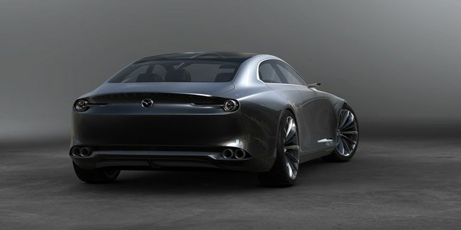 Mazda vision coupe There are no rigid lines or eye-catching aerodynamic elements