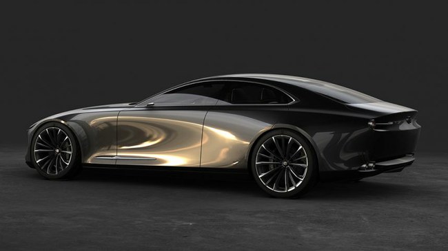The Mazda Vision features stunningly elegant bodywork